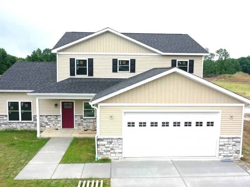 The Sequoia, a completed Four Oaks home in Spencer, Indiana.